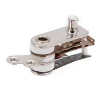 Lecreatekit Electric Pressure Cooker Thermostat Switch 10A 250V AC, Copper Temperature Control Sensor 46x16x12mm for Rice Cooker Repair Parts Silver