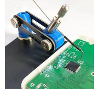 Lecreatekit Electronic Soldering Probe Tool with Magnetic Base & Silver-Plated 0.8mm Flexible Tip for Circuit Board Testing, Debugging, and Chip Securing