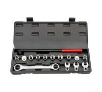 Lecreatekit Engine Pulley Wrench Set Serpentine Belt Tensioner Removal Tool Kit 8PCS Precision Spanner for Camshaft Holder 13mm-18mm(B)