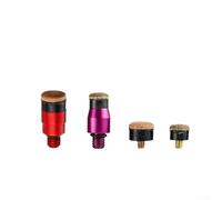 Lecreatekit for pdr Tapping Head Replacement Tips M8 Thread for Dent Hammer - 4pcs Cowhide Pads for Auto Body Hail Damage Removal on Steel Panels
