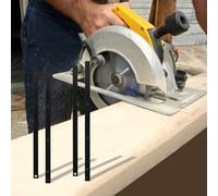 Lecreatekit Guide Rail Connector Kit P-20177 for Track Saw, Metal Joiner for 118" 55" 39" Rails (194367-7), 4-Pack with Wrench for Long Straight Cuts