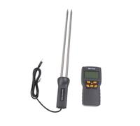 Lecreatekit Handheld Grain Moisture Meter with LCD Backlight Display - Measures Moisture & Temperature for Rice, Corn, Paddy - Portable Tester for Storage, Procurement & Processing