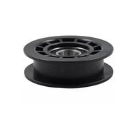 Lecreatekit Idler Pulley Replacement for Poulan, Jonsered, Craftsman, for murray & for snapper Walk-Behind Mowers - 2.5-Inch OD, Plastic, Black (Pack of 2, Part No. 587969201)