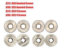 Lecreatekit Knurled V-Groove Drive Roller for MIG Welders - .023/.030 & .030/.035 Wire Feed Compatibility, Bearing Steel, for Clarke SIP for lincoln for hobart for century Auto MIG100-200 Series