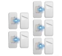 Lecreatekit Magnetic Cabinet Catches, Invisible Sliding Door Magnet Strong Magnetic Door Suction(Silver 5 Set)
