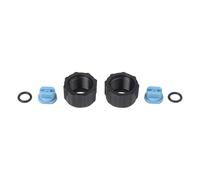 Lecreatekit Nozzle Nut Kit for Kärcher Puzzi 8/1, 10/1, 100, 200 Vacuum Cleaner, Replacement Washing Nozzle with Sealing Rings, Part 4.130-001.0