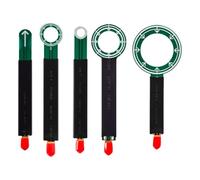 Lecreatekit Pack Near Field Conductive Probe Kit for EMC Analysis, PCB and Copper Antenna Set for Interference Detection and Spectrum Measurement, Portable Green Black Tools
