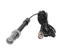 Lecreatekit pH Electrode Probe 0-14 Range with BNC Connector, 155 x 25 mm Sensor Tip, 2.95 m Cable, for pH Meters and Controllers - Lab, Aquarium, Hydroponics, Pool & RO Systems