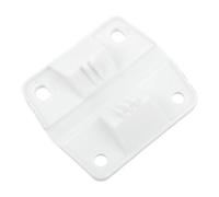 Lecreatekit Plastic Cooler Hinge Replacement Set for for coleman 5254D 5255D 5240 5848, 2-Pack White Hinges with 8 Screws, Outdoor Ice Chest Repair Parts