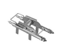 Lecreatekit Professional Cable Threading Assistant for 58-78mm Distribution Boxes, Stainless Steel Cable Puller with Flexible Pulleys and Non-Slip Serrations, 20.5 x 7.2 x 8 cm