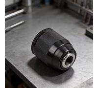 Lecreatekit Professional Keyless Drill Chuck for Power Tools, 2-13 mm Clamping Range, Carbon Steel Body with Alloy Steel Jaws, 62 x 43 mm, Compatible with 1/2" (12.7 mm) for arbor