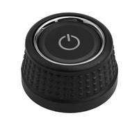 Lecreatekit Rear Radio Volume Control Knob, 2PCS Car Radio Knobs, ABS Radio Volume Adjust Button Replacement for Console Parts, for Golf 6 for skoda Models(1 Pc Left)