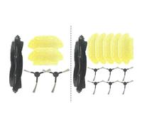 Lecreatekit Replacement Main Brush Side Brushes Mop Cloth Kit for Karcher RCV 3 RV3 Robot Vacuum Cleaner Accessories Set