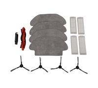 Lecreatekit Replacement Parts Kit for Karcher RCV 3 Robot Vacuum, Includes Main Brush, Side Brushes, Filters and Mop Cloths for Home Cleaning