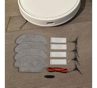 Lecreatekit Replacement Parts Kit for Karcher RCV 3 Robot Vacuum, Includes Main Brush, Side Brushes, Filters and Mop Cloths for Pet Hair and Hard Floors