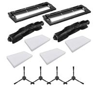 Lecreatekit Replacement Parts Kit for Tapo RV30 Max Plus, RV30 Max, RVV20 Max Plus, RV20 Max Robot Vacuum, Includes 2 Main Brushes, 4 Filters, 4 Side Brushes and 2 Brush Covers