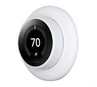 Lecreatekit Smart Thermostat Protective Case for Nest Learning Thermostat Stylish Wall Plate Cover (White)
