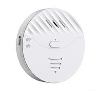 Lecreatekit Smart Window Alarm, Efficient Home Monitoring Device Smart Window Glass Break Alarm Integrated, For Warning-Burglars Intruder Home Security Alarm(White)