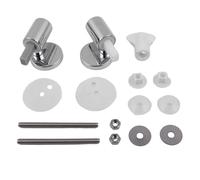 Lecreatekit Soft Close Toilet Seat Hinges Replacement Kit for Traditional and Contemporary Toilets, ABS Plastic Fit Hardware