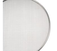 Lecreatekit Stainless Steel Anti Splatter Guard for Frying Pan, Oil Splash Screen Cover to Grease Mess, Kitchen Cooking Utensil for Stir Fry and Eggs, Silver & Blue