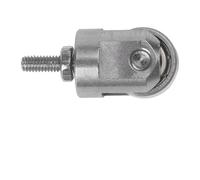 Lecreatekit Stainless Steel Roller Point for Dial Indicator, M2.5 Thread, 10mm Diameter, 22.5mm Length, Silver