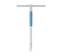 Lecreatekit T-Handle Wrench Ratcheting Screw Tool with Swivel Head for cr-v Steel for Appliance Repair Mechanical Maintenance Home Repair 12.5mm x 190mm