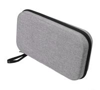 Lecreatekit Table Tennis Bat Bag, Table Tennis Paddle Storage Solution with EVA Hard Shell Protection Soft Padding Inside for Safe Use(Grey)