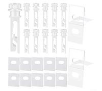 Lecreatekit Vertical Curtain Pulley, Blinds Pulley Inserts Repair Fixing Set Accessories Window Slat Clips Kit For Home Hardware