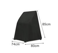 Lecreatekit Waterproof Squat Rack Cover 210D Oxford Dustproof Gym Equipment Protector 80x74x85cm Black