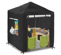 Lecreatekit Wind and Debris Resistant Playhouse Cover, 420D Oxford Fabric, Easy to Fold (A)