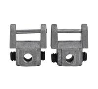 Lecreatekit Wire Saw Blade Chuck for Scroll Saws and Modeling Tools - Ergonomic Metal Blade Holder, 2-Pack, 2 x 2 cm