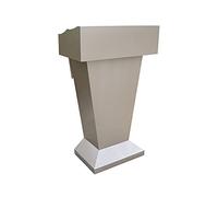 Lectern Podium, Drawer Design, Iron Floor Podium with Thicker Base, with Large Guardrail, Suitable for Lectures and Training/Champagne / 70x36x110cm
