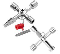 LECTNORE 2 Pcs 4 Sided Universal Key Control Cabinet Switch Cabinet Water Power Key