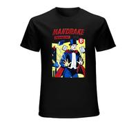 Lectoure Pure Men's 1 Cent Comic Mandrake The Magician T Shirt Black L
