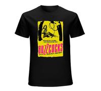 Lectoure Pure Men's Buzzcocks Ari Poster Cotton T Shirt Black M
