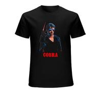 Lectoure Pure Men's City Cobra Sly Cult Movie T-Shirt Black XXL