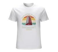 Lectoure Pure Men's Die Hard Movie Christmas Party 1988 Bruce Willis Man T-Shirt Retro Vintage Nakatomi Plaza Individuality T Shirt Streetwear White M