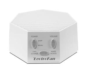 LectroFan - White Noise Machine and Non-Looping Fan Sounds with Sleep Timer (Classic, White)