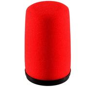 Lectronify High-Density Foam Replacement Windscreen Compatible with Shure SM7 Microphones, Reduces Plosives & Breath Noise - Perfect for Studio Recording, Broadcasting, Podcasting - Red