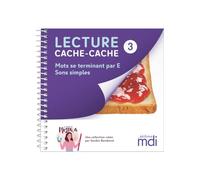 Lecture cache-cache - Livre 3 - Sons simples le "e" en fin de mot