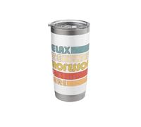 Lecturer Relax Professor, Schoolteacher Stainless Steel Insulated Tumbler