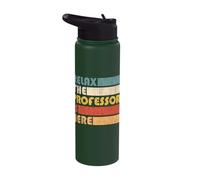 Lecturer Relax Professor, Schoolteacher Stainless Steel Insulated Water Bottle