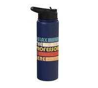Lecturer Relax Professor, Schoolteacher Stainless Steel Insulated Water Bottle