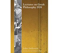 Lectures on Greek Philosophy 1928