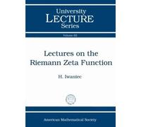 Lectures on the Riemann Zeta Function (University Lecture Series)