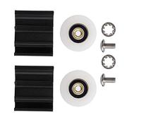 Lecxin Plastic Door Wheel, Halls Greenhouse Door Wheel Replacement Kits - 22mm/0.8inch, Greenhouse Accessories