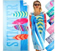 LEcylankEr Beach Towels for Adults XL 180 x 90 CM Large Microfibre Beach Towel Quick Dry Sandproof Beach Towels for Adults Extra Large for Beach/Travel/Pool (Skateboard)