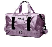 LEcylankEr Sports Bag Women's Men's Travel Bag with Shoe Compartment and Wet Compartment Waterproof Hand Luggage Bag with Large Capacity Gym Bag Weekender for Travel Training Fitness, Grape Purple