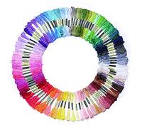 Leczany Embroidery Threads Kit for Cross Stitch Sewing Tools Accessories, 100 Colors