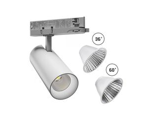 LED 3-Phase Track Spotlight Andromeda White 15-27W 2600Lm 4000K 36°/60°